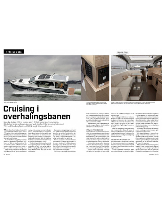 Sealine C390 - Cruising i overhalingsbanen